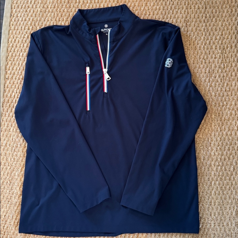 G/FORE Navy Quarter zip